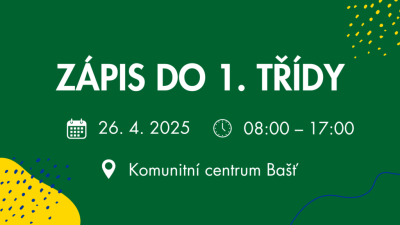 Zápis do první třídy