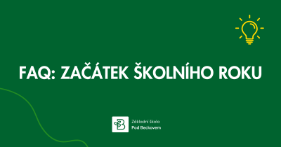 FAQ: Začátek školního roku