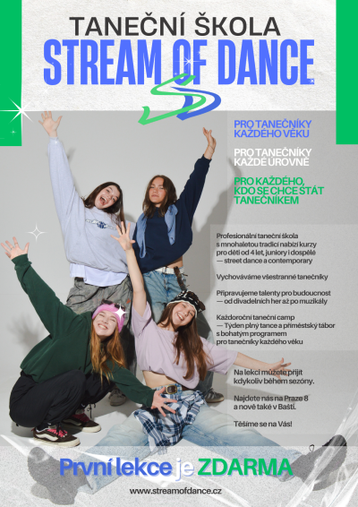 Taneční kroužky se Stream of Dance