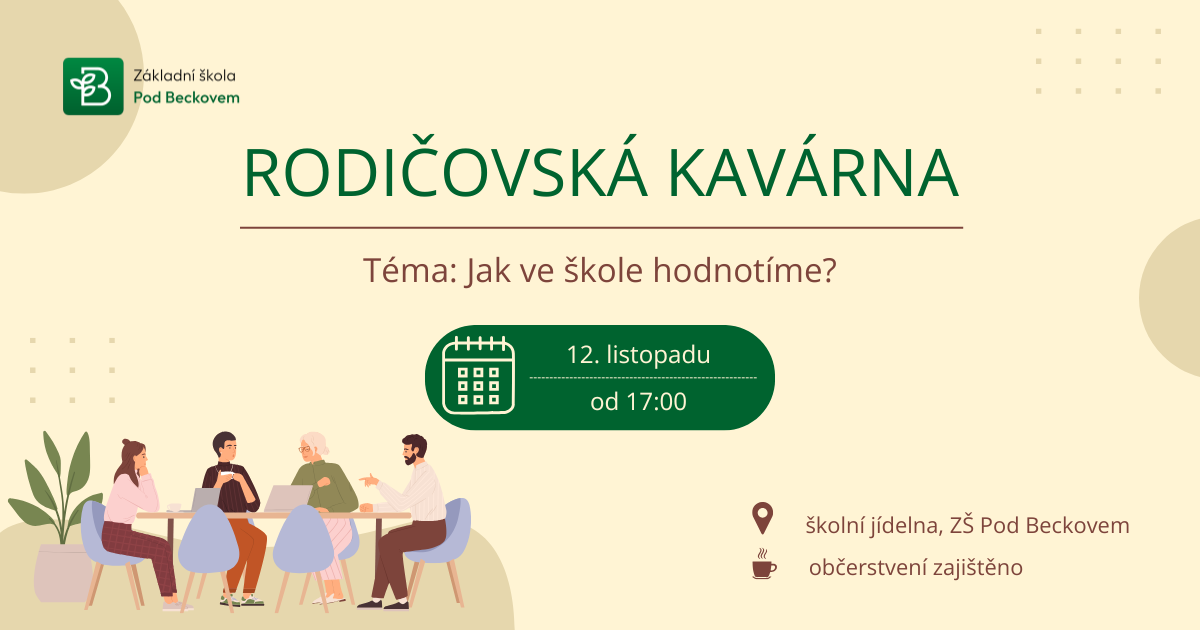 Pozvánka na rodičovskou kavárnu