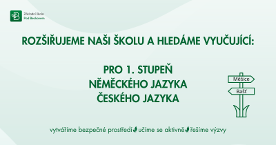 Hledáme kolegyně a kolegy pro nový školní rok