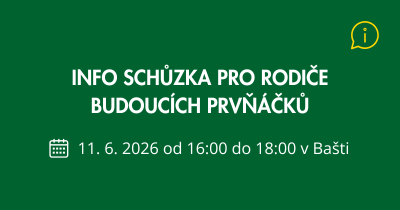Informační schůzka pro rodiče budoucích prvňáčků