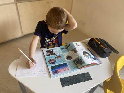 Projektový den s prvňáky